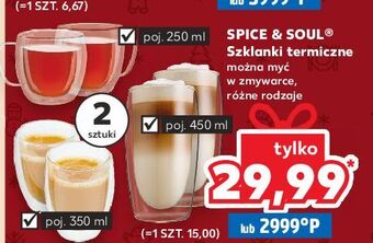 Kaufland Szklanki termiczne 450 ml spice&soul oferta