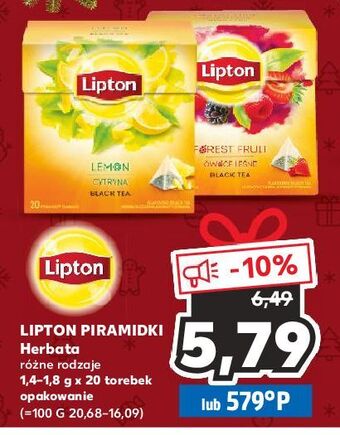 Kaufland Herbata lipton lemon oferta