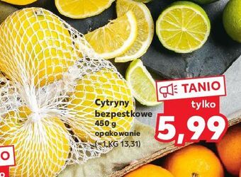 Kaufland Cytryny bezpestkowe oferta