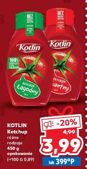 Kaufland Ketchup łagodny kotlin oferta