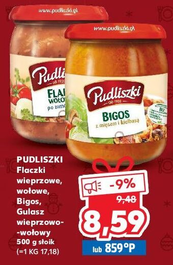 Kaufland Bigos z mięsem i kiełbasą pudliszki oferta