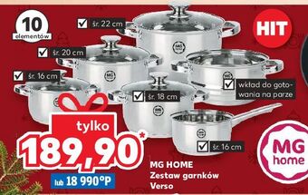 Kaufland Komplet garnków verso mg home oferta
