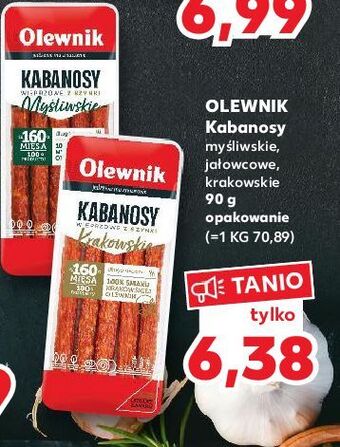 Kaufland Kabanosy myśliwskie olewnik oferta