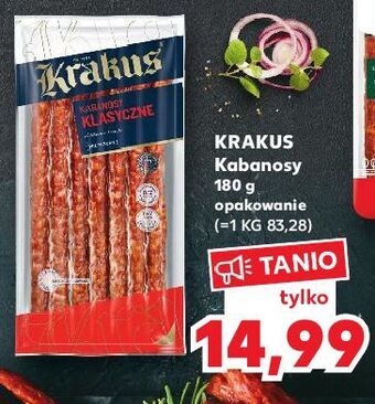 Kaufland Kabanosy klasyczne krakus animex oferta
