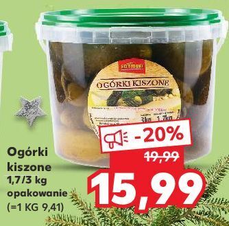 Kaufland Ogórki kiszone artman oferta