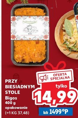 Kaufland Bigos przy biesiadnym stole oferta