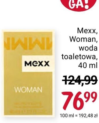 Rossmann Woda toaletowa dla kobiet mexx oferta