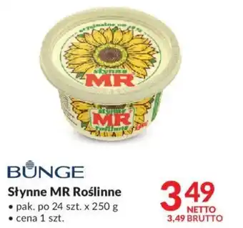 Makro Bunge Słynne MR Roślinne 24szt.x250g cena za 1szt. oferta