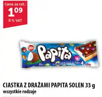 Eurocash Papita Solen Ciastka z Drażami 33g wszystkie rodzaje oferta