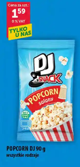 Eurocash Dj Popcorn 90g wszystkie rodzaje oferta