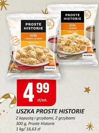 Chorten Proste historie Uszka z kapustą i grzybami, z grzybami 300g oferta