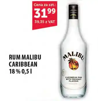 Eurocash Malibu Rum Caribbean 18% 0,5l oferta