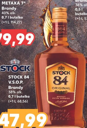Kaufland Brandy stock 84 oferta