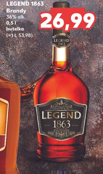Kaufland Brandy legend 1863 oferta