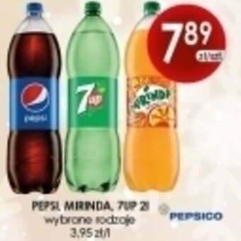 Rabat Pepsico Pepsi, Mirinda, 7UP 2l wybrane rodzaje oferta