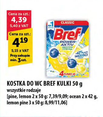 Eurocash Bref Kostka do wc kulki 50g oferta