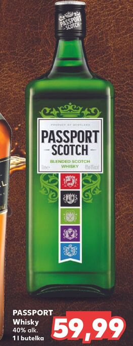 Kaufland Whisky passport scotch oferta
