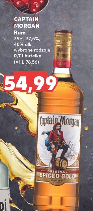 Kaufland Rum captain morgan spiced gold oferta
