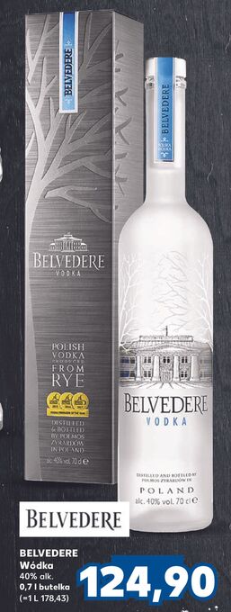 Kaufland Wódka - kartonik belvedere oferta