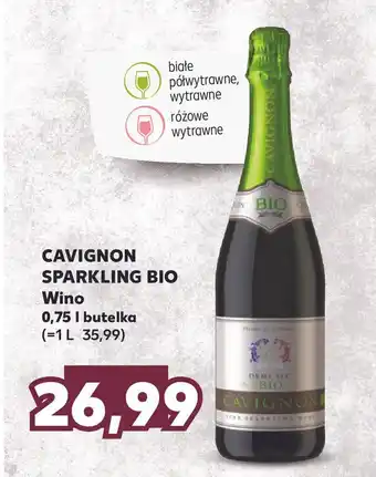 Kaufland Wino cavignon demi sec bio oferta