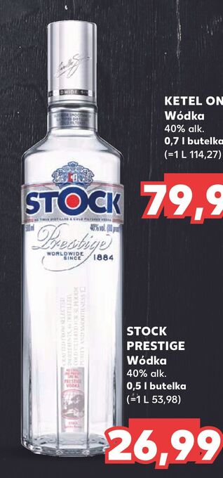 Kaufland Wódka stock prestige oferta