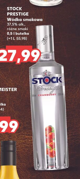 Kaufland Wódka stock prestige cranberry oferta