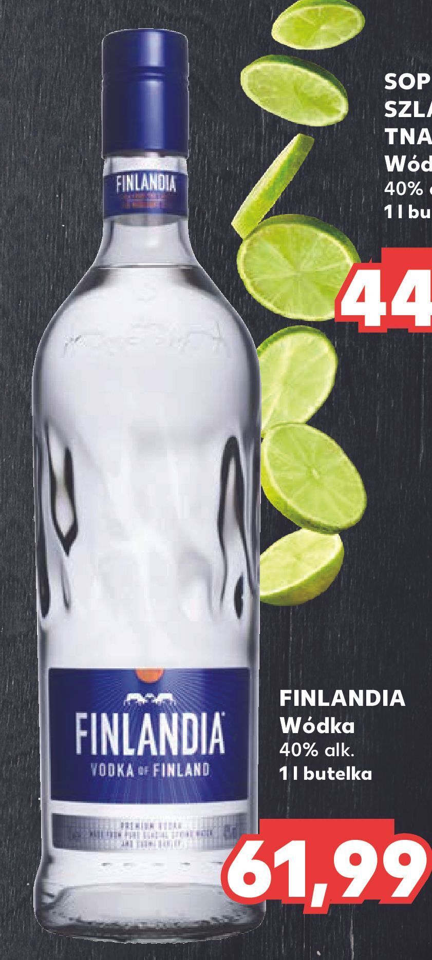Promocja Wódka finlandia vodka of finland w Kaufland