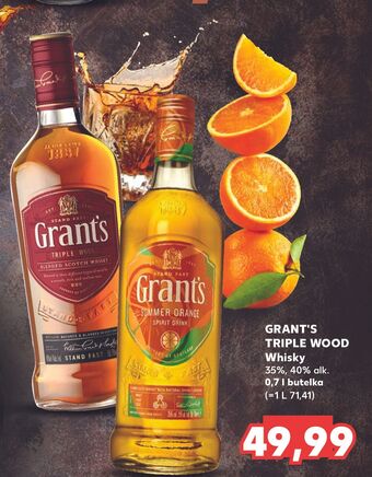 Kaufland Whisky grant's triple wood oferta