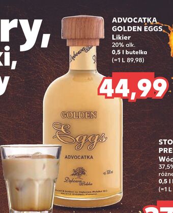 Kaufland Likier dębowa advocatka golden eggs oferta