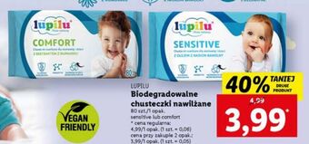 Lidl Chusteczki nawilżane lupilu comfort oferta