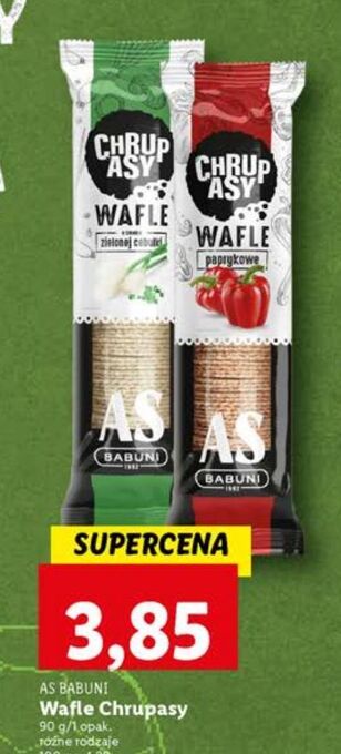 Lidl Wafle paprykowe chrupasy oferta