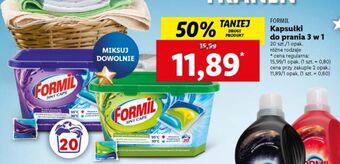 Lidl Tabletki do prania kolor formil 3in1 caps oferta