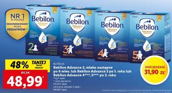 Lidl Mleko 4 bebilon advance pronutra oferta