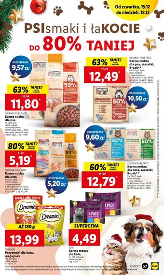 Lidl Przysmak dla kota z kurczakiem dreamies oferta