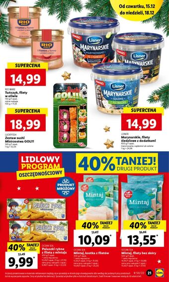 Lidl Tuńczyk w oliwie z oliwek papryką chili rio mare oferta
