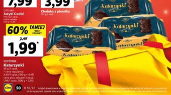 Lidl Pierniki w czekoladzie kopernik katarzynki oferta