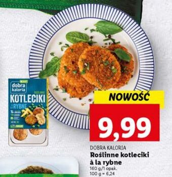 Lidl Kotleciki roślinne a la rybne dobra kaloria oferta