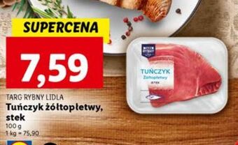 Lidl Tuńczyk żółtopłetwy targ rybny lidla oferta