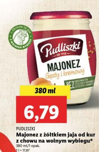 Lidl Majonez gęsty i kremowy pudliszki oferta