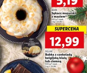 Lidl Babka z ciemną belgijską czekoladą deluxe oferta