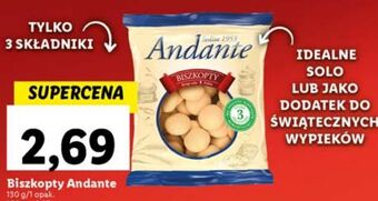 Lidl Biszkopty andante oferta