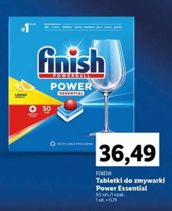 Lidl Tabletki do zmywarek lemon finish power essential oferta