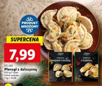 Lidl Pierogi z mięsem jelenia deluxe oferta