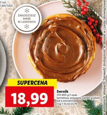Lidl Sernik z wiśniami oferta