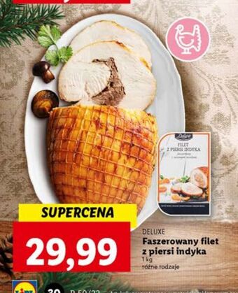 Lidl Filet faszerowany z piersi indyka deluxe oferta