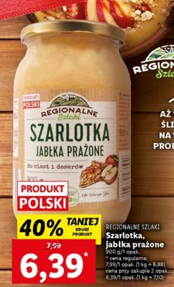 Lidl Jabłka prażone szarlotka regionalne szlaki oferta