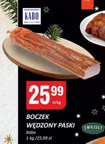 Chorten Kabo Boczek Wędzony Paski 1 kg oferta