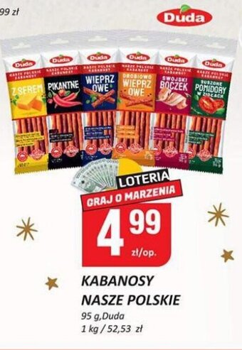 Chorten Duda Kabanosy Nasze Polskie 95 g oferta