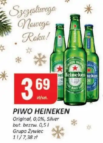 Chorten Grupa Żywiec Piwo Heineken Original, 0,0%, Silver butelka bezzwrotna 500 ml oferta