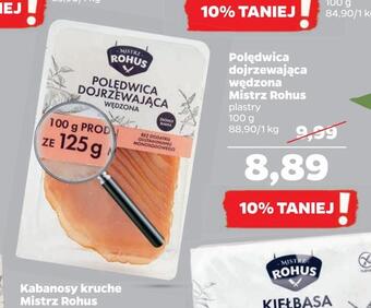 Netto Polędwica dojrzewająca wędzona mistrz rohus oferta